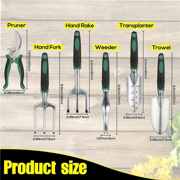 Gardening Tools Kit for Woman Man 11 Pieces - Gardening Tools Kit for Woman Man 11 Pieces - Image 1 of 5