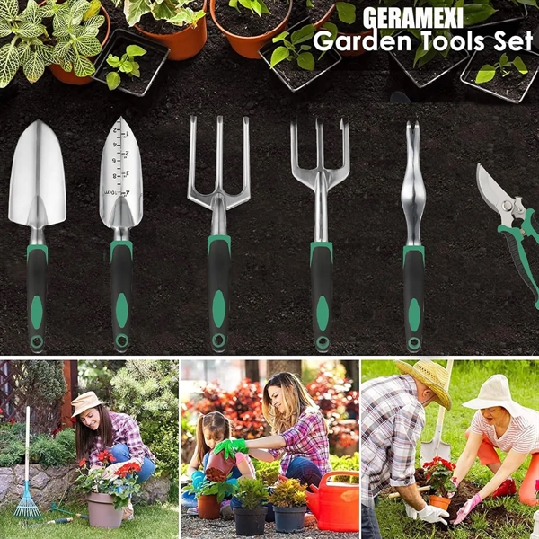 Gardening Tools Kit for Woman Man 11 Pieces - Gardening Tools Kit for Woman Man 11 Pieces - Image 4 of 5