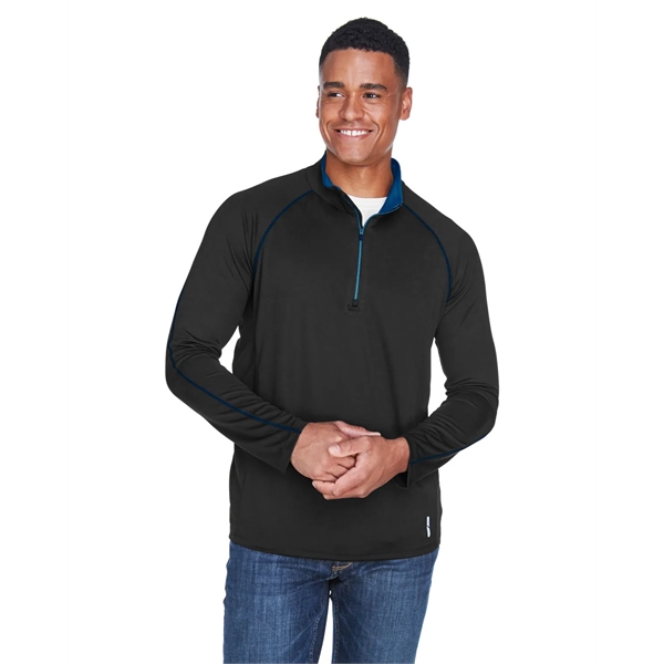 North End Men's Radar Quarter-Zip Performance Long-Sleeve... - North End Men's Radar Quarter-Zip Performance Long-Sleeve... - Image 15 of 44