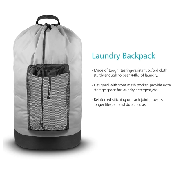 Large Backpack Drawstring Laundry Bags - Large Backpack Drawstring Laundry Bags - Image 4 of 5