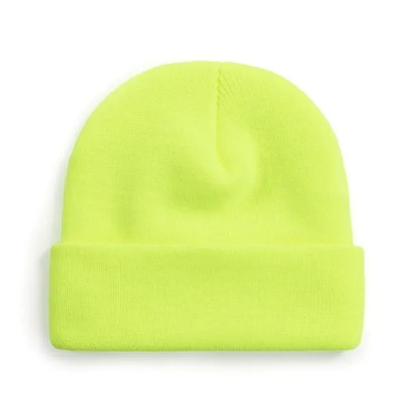 100% Acrylic Cuffed Knitted Beanie With Custom Logo - 100% Acrylic Cuffed Knitted Beanie With Custom Logo - Image 22 of 39