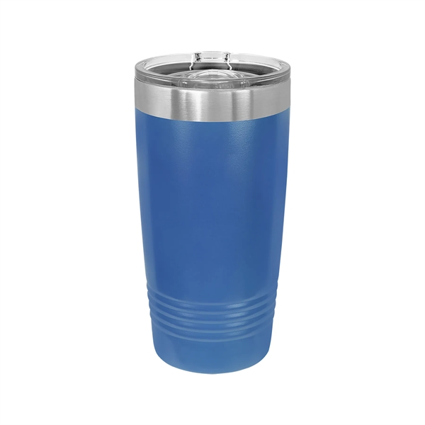 Polar Camel Stainless Steel 20 oz Ringed Tumbler w/Slide Lid - Polar Camel Stainless Steel 20 oz Ringed Tumbler w/Slide Lid - Image 4 of 38