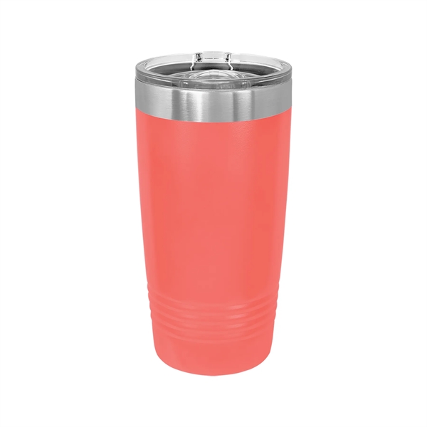 Polar Camel Stainless Steel 20 oz Ringed Tumbler w/Slide Lid - Polar Camel Stainless Steel 20 oz Ringed Tumbler w/Slide Lid - Image 8 of 38