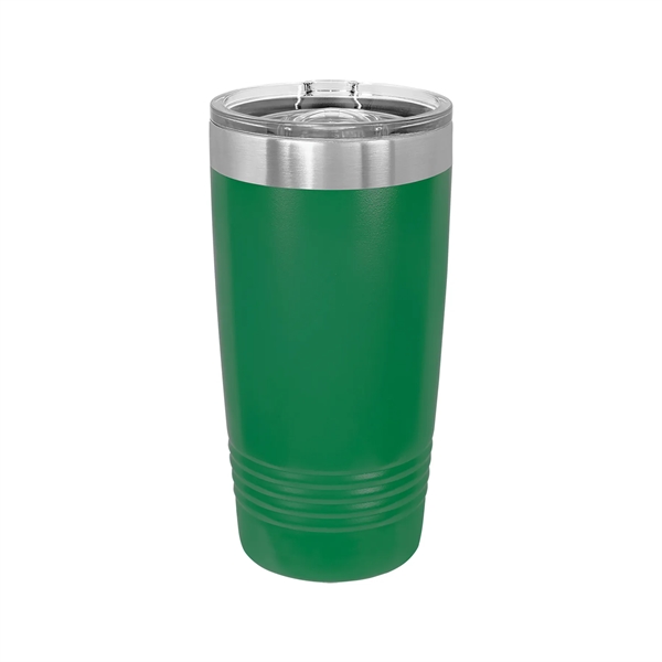 Polar Camel Stainless Steel 20 oz Ringed Tumbler w/Slide Lid - Polar Camel Stainless Steel 20 oz Ringed Tumbler w/Slide Lid - Image 10 of 38