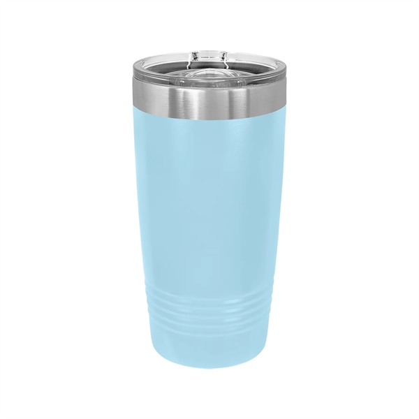 Polar Camel Stainless Steel 20 oz Ringed Tumbler w/Slide Lid - Polar Camel Stainless Steel 20 oz Ringed Tumbler w/Slide Lid - Image 14 of 38