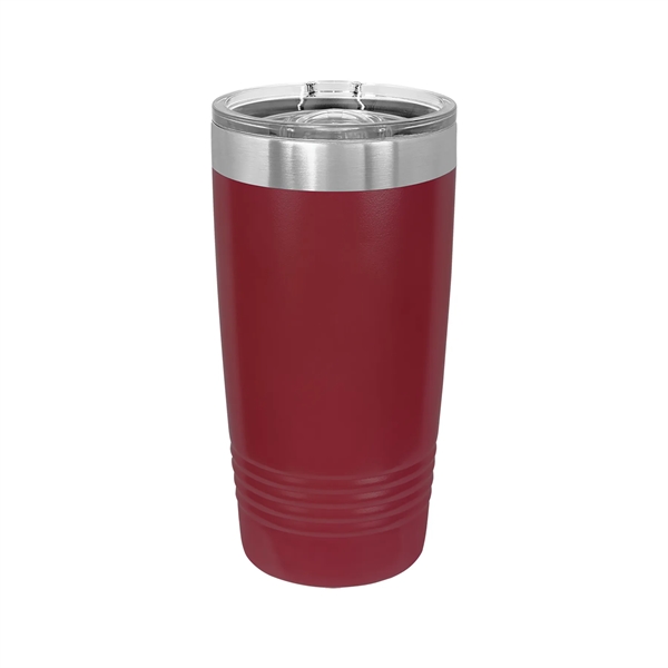 Polar Camel Stainless Steel 20 oz Ringed Tumbler w/Slide Lid - Polar Camel Stainless Steel 20 oz Ringed Tumbler w/Slide Lid - Image 18 of 38
