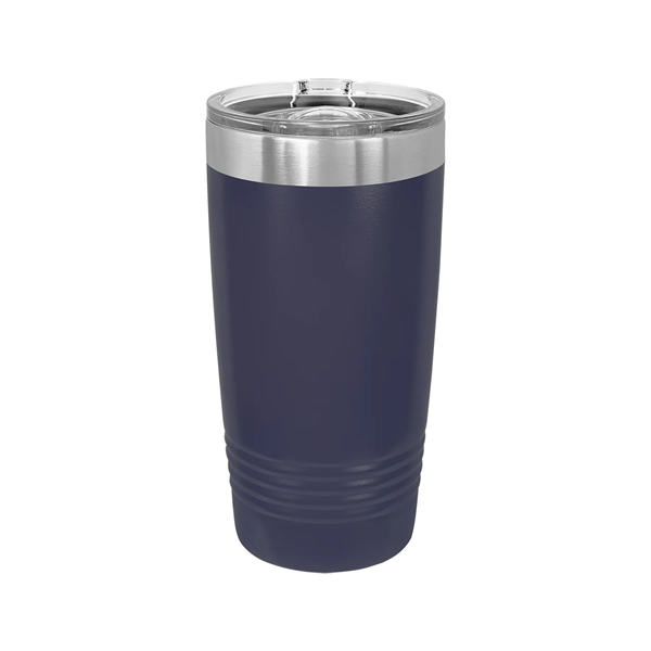 Polar Camel Stainless Steel 20 oz Ringed Tumbler w/Slide Lid - Polar Camel Stainless Steel 20 oz Ringed Tumbler w/Slide Lid - Image 20 of 38