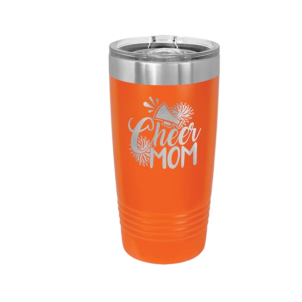 Polar Camel Stainless Steel 20 oz Ringed Tumbler w/Slide Lid - Polar Camel Stainless Steel 20 oz Ringed Tumbler w/Slide Lid - Image 21 of 38
