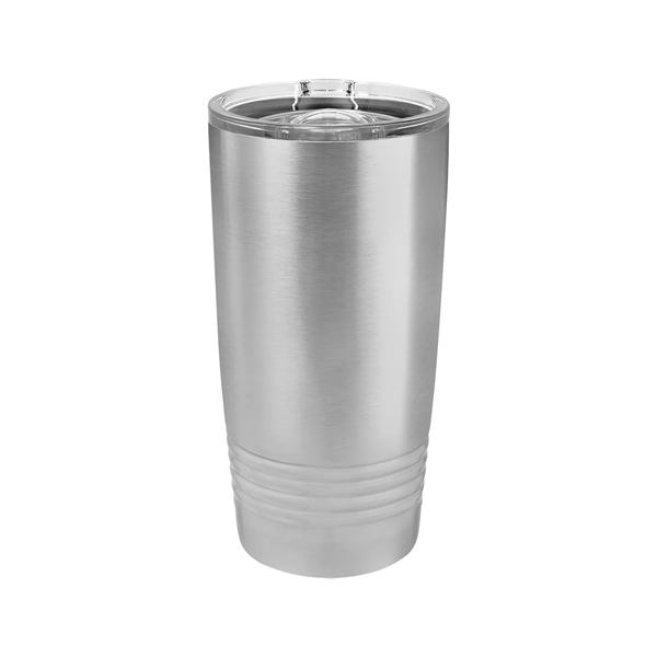 Polar Camel Stainless Steel 20 oz Ringed Tumbler w/Slide Lid - Polar Camel Stainless Steel 20 oz Ringed Tumbler w/Slide Lid - Image 32 of 38