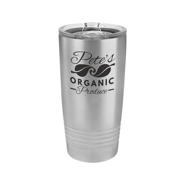 Polar Camel Stainless Steel 20 oz Ringed Tumbler w/Slide Lid - Polar Camel Stainless Steel 20 oz Ringed Tumbler w/Slide Lid - Image 31 of 38