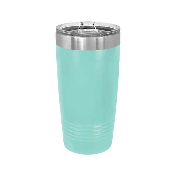 Polar Camel Stainless Steel 20 oz Ringed Tumbler w/Slide Lid - Polar Camel Stainless Steel 20 oz Ringed Tumbler w/Slide Lid - Image 34 of 38