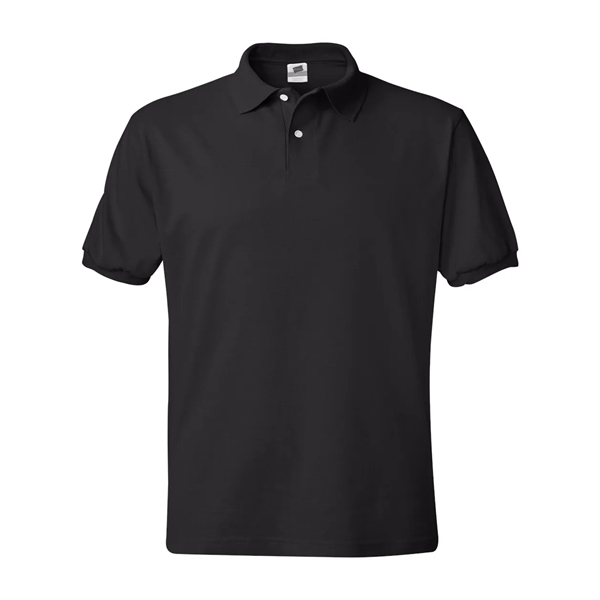 Hanes - Ecosmart Jersey Polo - Hanes - Ecosmart Jersey Polo - Image 2 of 18