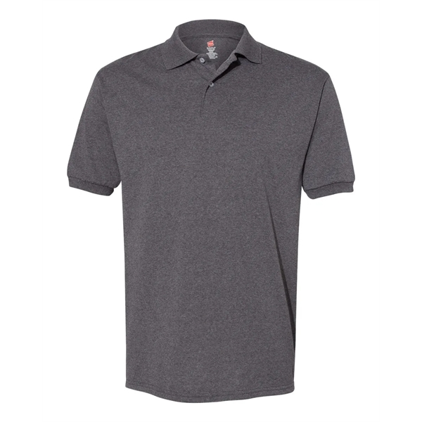 Hanes - Ecosmart Jersey Polo - Hanes - Ecosmart Jersey Polo - Image 5 of 18