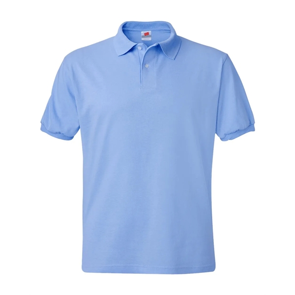 Hanes - Ecosmart Jersey Polo - Hanes - Ecosmart Jersey Polo - Image 11 of 18