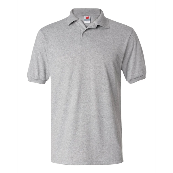 Hanes - Ecosmart Jersey Polo - Hanes - Ecosmart Jersey Polo - Image 12 of 18