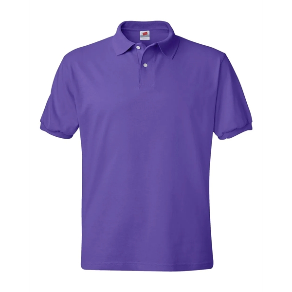 Hanes - Ecosmart Jersey Polo - Hanes - Ecosmart Jersey Polo - Image 17 of 18