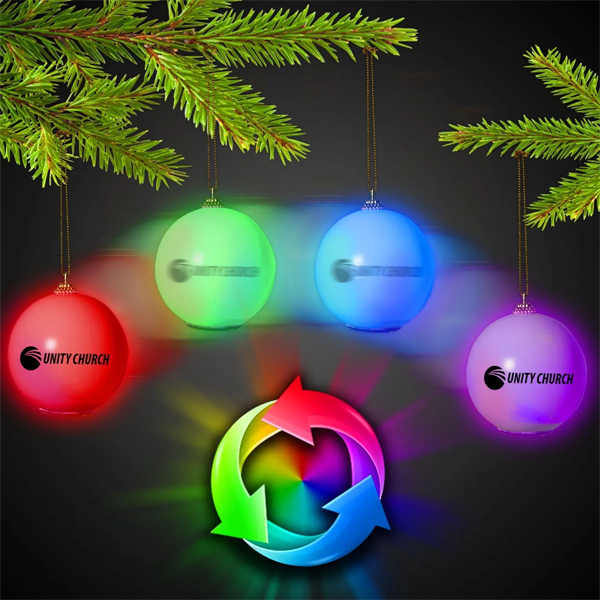 Christmas Ornament with Morphing LED Colors - Christmas Ornament with Morphing LED Colors - Image 0 of 8
