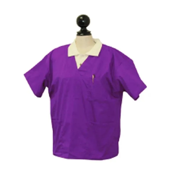 Canadian Made Unisex Scrub Tops - Canadian Made Unisex Scrub Tops - Image 4 of 6