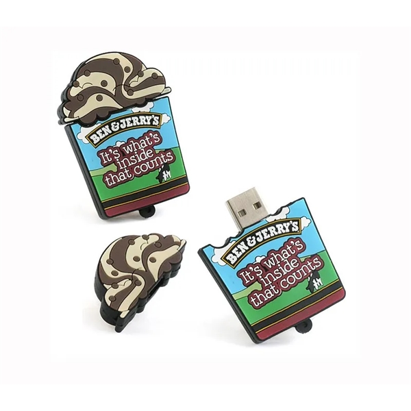 Custom 2D PVC USB Drive - Custom 2D PVC USB Drive - Image 1 of 7