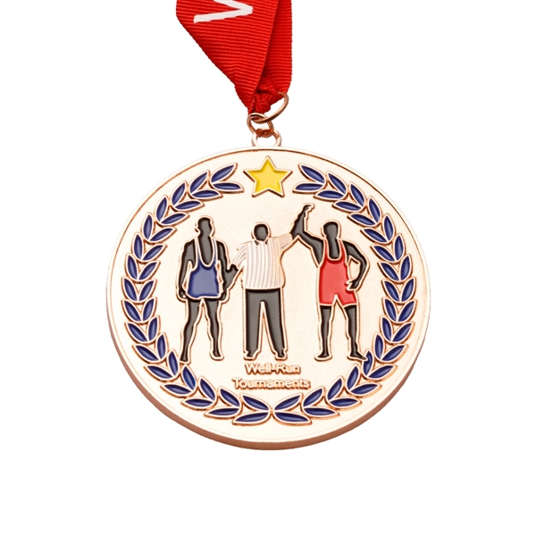 Shiny Sandblast Custom Medal - Shiny Sandblast Custom Medal - Image 0 of 15