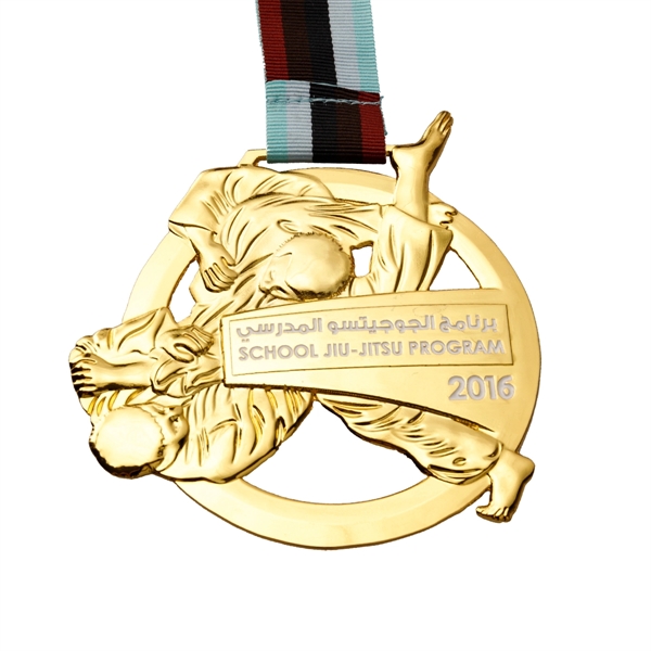 Shiny Sandblast Custom Medal - Shiny Sandblast Custom Medal - Image 3 of 15