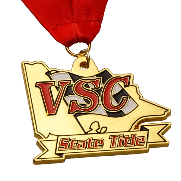 Shiny Sandblast Custom Medal - Shiny Sandblast Custom Medal - Image 7 of 15