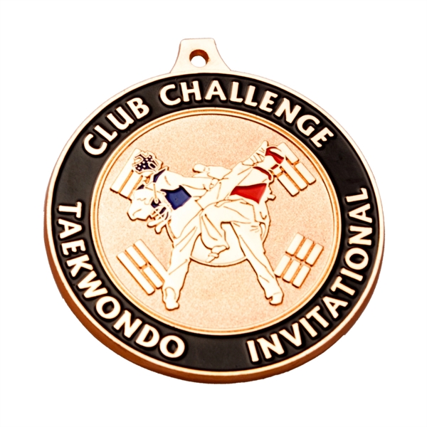 Shiny Sandblast Custom Medal - Shiny Sandblast Custom Medal - Image 9 of 15