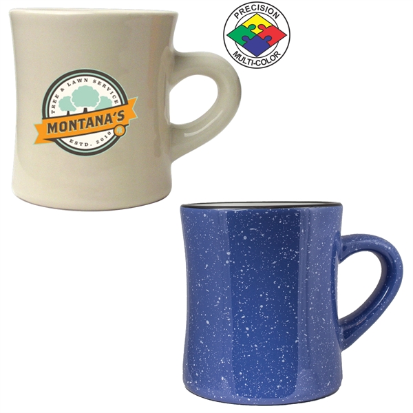 10oz Vitrified Diner Mug, spot color - 10oz Vitrified Diner Mug, spot color - Image 1 of 10