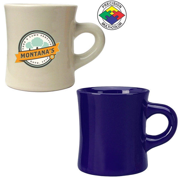 10oz Vitrified Diner Mug, spot color - 10oz Vitrified Diner Mug, spot color - Image 2 of 10
