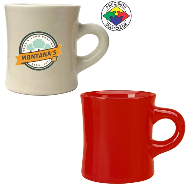 10oz Vitrified Diner Mug, spot color - 10oz Vitrified Diner Mug, spot color - Image 5 of 10