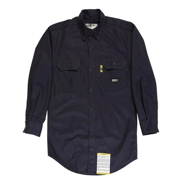 Berne Men's Tall Flame-Resistant Button Down Work Shirt - Berne Men's Tall Flame-Resistant Button Down Work Shirt - Image 3 of 6