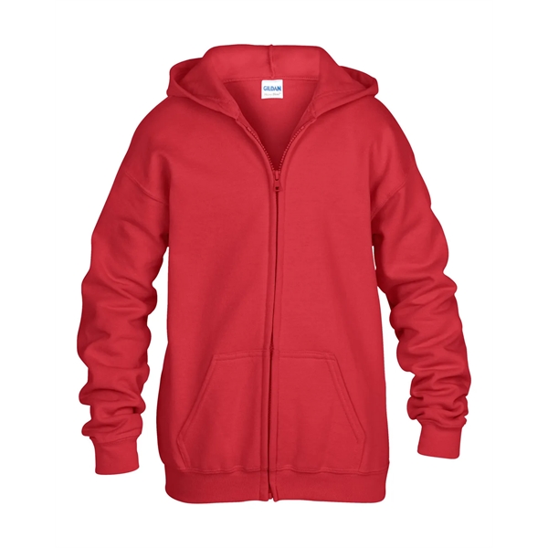 Gildan Youth Heavy Blend™ Full-Zip Hooded Sweatshirt - Gildan Youth Heavy Blend™ Full-Zip Hooded Sweatshirt - Image 9 of 34