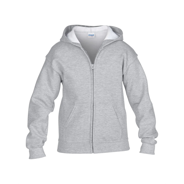 Gildan Youth Heavy Blend™ Full-Zip Hooded Sweatshirt - Gildan Youth Heavy Blend™ Full-Zip Hooded Sweatshirt - Image 27 of 34