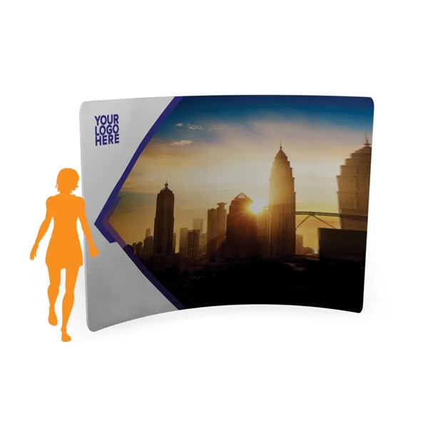 Quick-N-Fit Curved Tension Wall 8'x7.5' - Quick-N-Fit Curved Tension Wall 8'x7.5' - Image 0 of 1