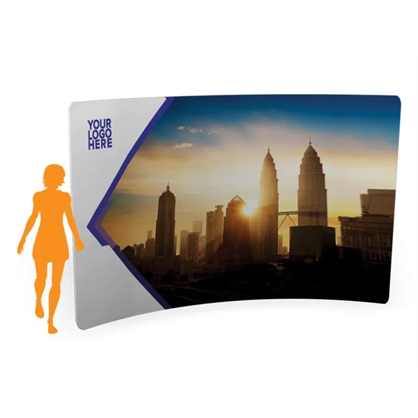 Quick-N-Fit Curved Tension Wall 10'x7.5' - Quick-N-Fit Curved Tension Wall 10'x7.5' - Image 0 of 1