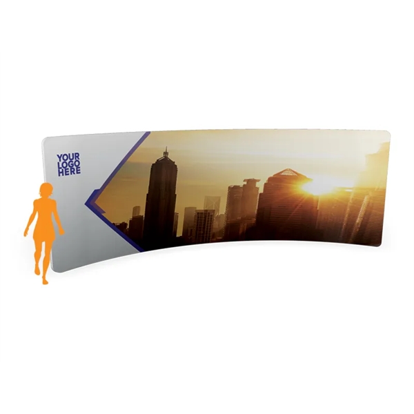 Quick-N-Fit Curved Tension Wall 20'x7.5' - Quick-N-Fit Curved Tension Wall 20'x7.5' - Image 0 of 1