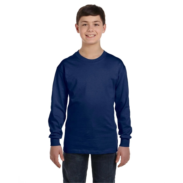 Gildan Youth Heavy Cotton™ Long-Sleeve T-Shirt - Gildan Youth Heavy Cotton™ Long-Sleeve T-Shirt - Image 47 of 92