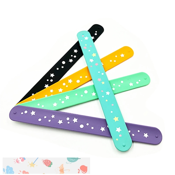 Custom Logo Silicone Slap Bracelet Party Favors Toy - Custom Logo Silicone Slap Bracelet Party Favors Toy - Image 0 of 1