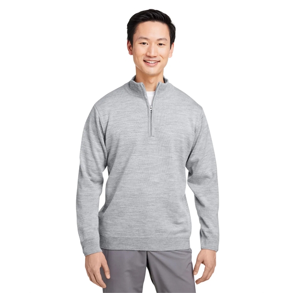 Harriton Unisex Pilbloc™ Quarter-Zip Sweater - Harriton Unisex Pilbloc™ Quarter-Zip Sweater - Image 6 of 23