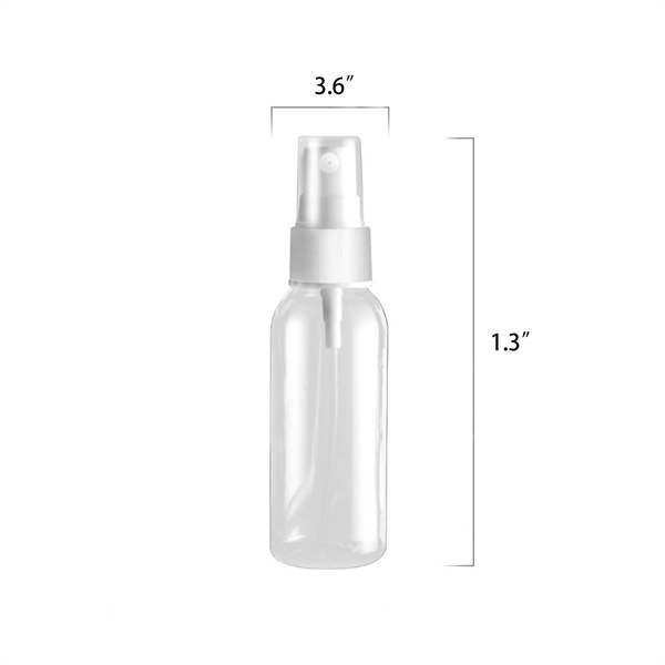 MOQ 20pcs 2oz Transparent Round Shoulder Spray Bottle - MOQ 20pcs 2oz Transparent Round Shoulder Spray Bottle - Image 2 of 2