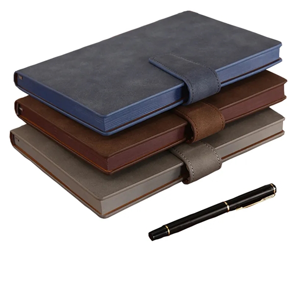 High Grade Paperback Strap Notebook With Elastic Band - High Grade Paperback Strap Notebook With Elastic Band - Image 2 of 3