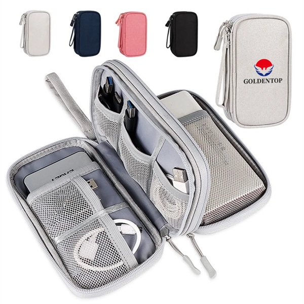 Electronic Travel Cable Organizer Bag Pouch - Electronic Travel Cable Organizer Bag Pouch - Image 0 of 5