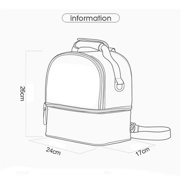 Breastmilk Bottles Cooler Bag with Ice Pack - Breastmilk Bottles Cooler Bag with Ice Pack - Image 1 of 8