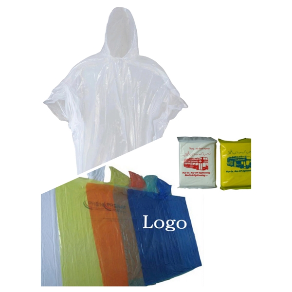 PE Disposable Poncho - PE Disposable Poncho - Image 0 of 0