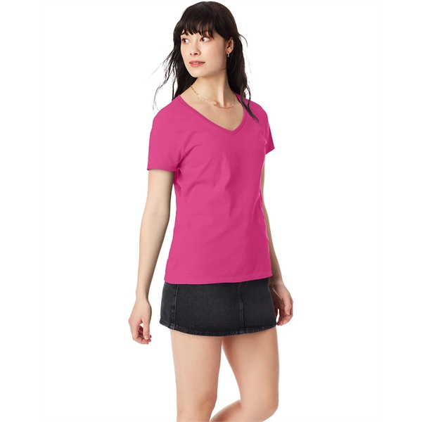 Hanes Ladies' Perfect-T V-Neck T-Shirt - Hanes Ladies' Perfect-T V-Neck T-Shirt - Image 91 of 156