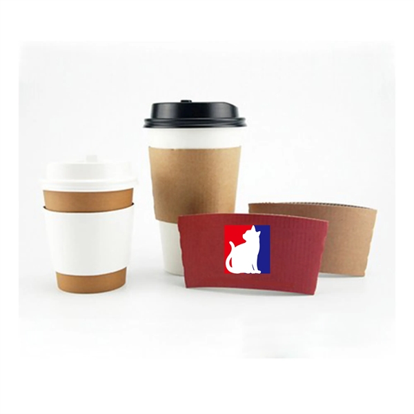 Craft Paper Coffee Cup Sleeves - Craft Paper Coffee Cup Sleeves - Image 1 of 1
