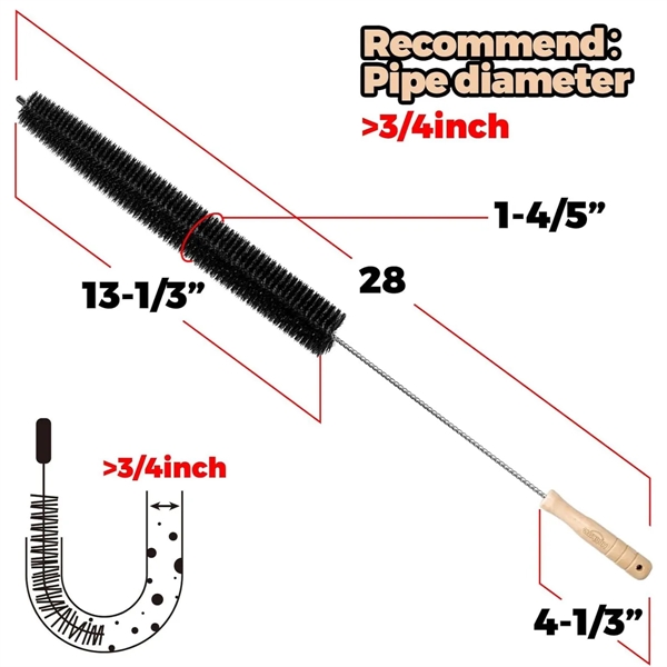 Home Essentials Dryer Vent Cleaner Lint Brush - Home Essentials Dryer Vent Cleaner Lint Brush - Image 1 of 4