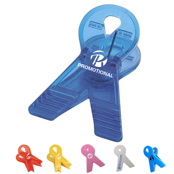 Ribbon Shape Magnetic Memo Clip - Ribbon Shape Magnetic Memo Clip - Image 0 of 5