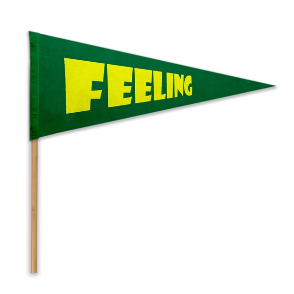 Acrylic Felt Pennant with Pole - Heat Transfer - Acrylic Felt Pennant with Pole - Heat Transfer - Image 0 of 7