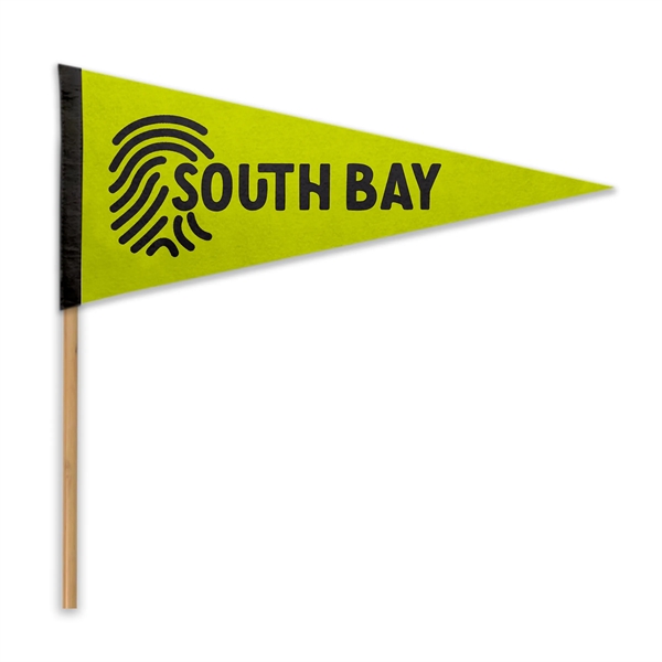 Acrylic Felt Pennant with Pole - Heat Transfer - Acrylic Felt Pennant with Pole - Heat Transfer - Image 3 of 7
